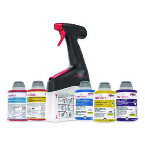 SC Johnson Professional TruShot 2.0 Power Cleaner, Fresh Scent, 9 oz Cartridge, 4/Carton (379842)