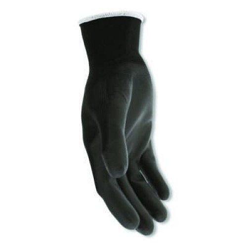 MCR Safety Work Gloves, 10" Long, Large, Black, 12 Pairs (B96699LDZ)