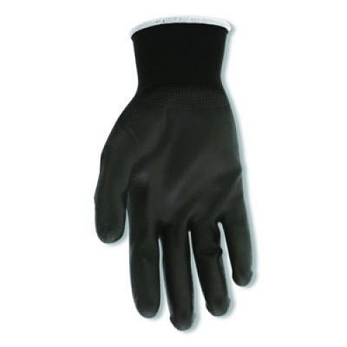 MCR Safety Work Gloves, 10" Long, Medium, Black, 12 Pairs (B96699MDZ)