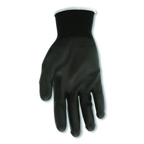 MCR Safety Work Gloves, 10" Long, X-Large, Black, 12 Pairs (B96699XLDZ)