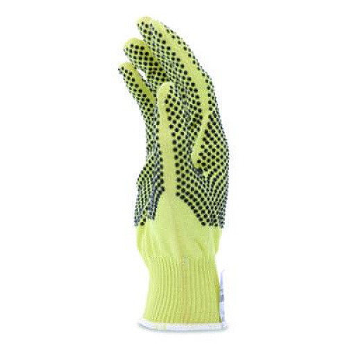 MCR Safety CutPro Kevlar Gloves, Reversible, 10" Long, Large, Yellow/Black, Pair (9396L)