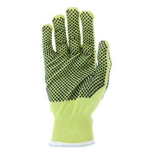 MCR Safety CutPro Kevlar Gloves, Reversible, 10" Long, Large, Yellow/Black, Pair (9396L)