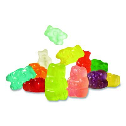 Albanese Worlds Best Gummi Bears, 12 Assorted Fruit Flavors, 36 oz Bag (ACG53336)