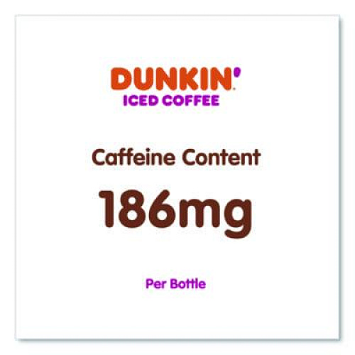 Dunkin' Mocha Iced Coffee Drink, 13.7 oz Bottle, 12/Carton (049000072389)