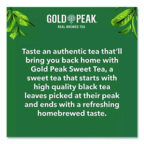 Gold Peak Sweet Tea, 18.5 oz Bottle, 12/Carton (2839093)
