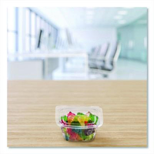 Dart ClearPac SafeSeal Tamper-Resistant, Tamper-Evident Containers, 3.72 x 4.2 x 1.97, Clear, Plastic, 400/Carton (CH6DEF)