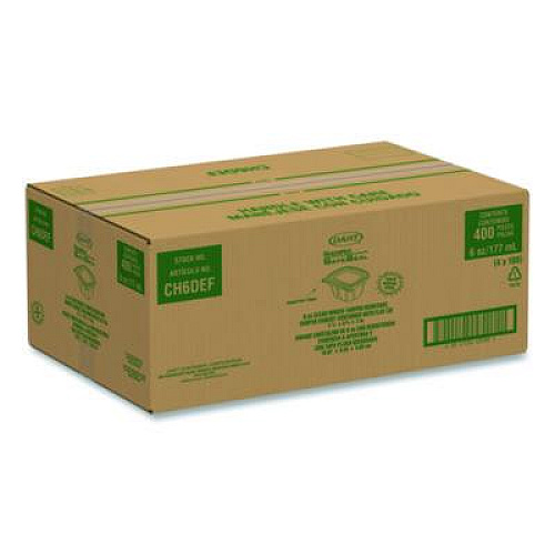 Dart ClearPac SafeSeal Tamper-Resistant, Tamper-Evident Containers, 3.72 x 4.2 x 1.97, Clear, Plastic, 400/Carton (CH6DEF)