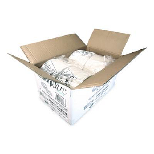 SCT ChampWare Molded Fiber Tableware, 3-Compartment Plate, 10" dia, White, 125/Sleeve, 4 Sleeves/Carton (18163WPF)