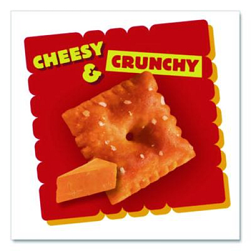 Cheez-It Baked Snack Crackers, Extra Toasty Crackers, 1 oz Bag, 12/Box (KEE11716)