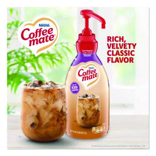 Coffee mate Liquid Coffee Creamer, Sweetened Original, 1.5 L Pump Bottle (13799)