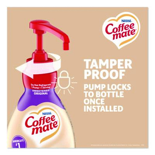 Coffee mate Liquid Coffee Creamer, Sweetened Original, 1.5 L Pump Bottle (13799)