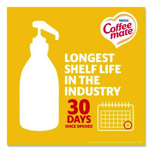 Coffee mate Liquid Coffee Creamer, Hazelnut, 1.5 L Pump Bottle (31831)