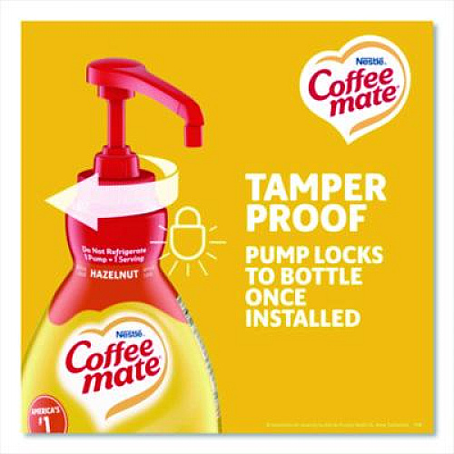 Coffee mate Liquid Coffee Creamer, Hazelnut, 1.5 L Pump Bottle (31831)