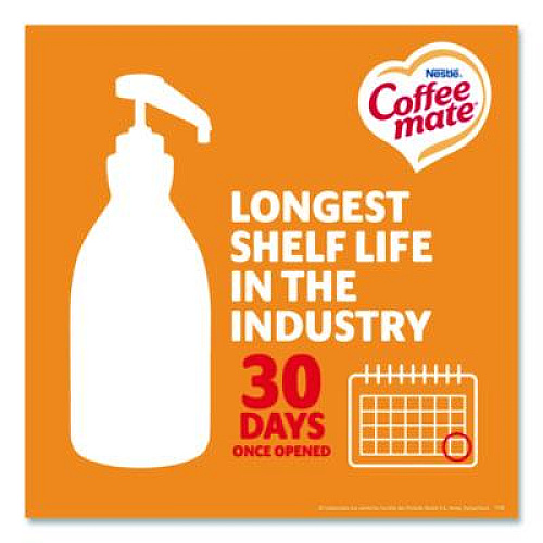 Coffee mate Liquid Creamer Pump Bottle, Caramel, 50.7 oz Pump Bottle (73358)