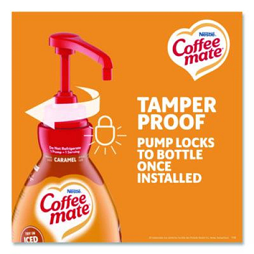 Coffee mate Liquid Creamer Pump Bottle, Caramel, 50.7 oz Pump Bottle (73358)