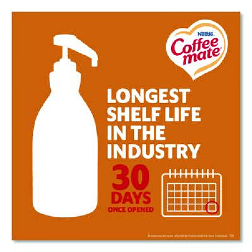Coffee mate Liquid Creamer Pump Bottle, Salted Caramel Chocolate, 1.5 L Pump Bottle (79976)