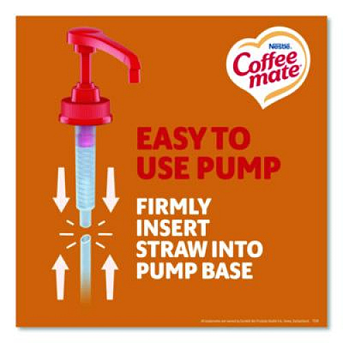 Coffee mate Liquid Creamer Pump Bottle, Salted Caramel Chocolate, 1.5 L Pump Bottle, 2/Carton (79976CT)