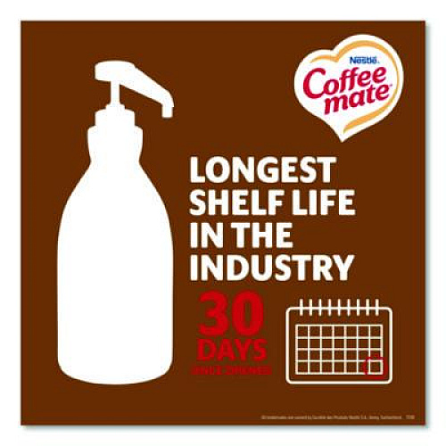 Coffee mate Liquid Coffee Creamer, Snickers, 1.5 L Pump Bottle (97955)