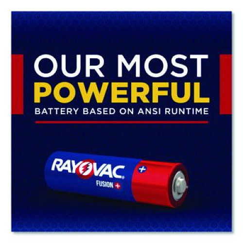 Rayovac Fusion Performance, Alkaline AA Batteries, 16/Pack (81516LTFUS)