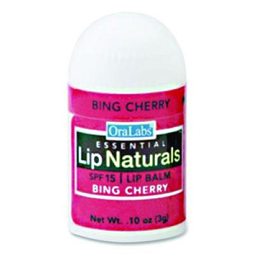 Lip Naturals Assorted Flavors Lip Balm, Bing Cherry, Tea Tree Mint, Vanilla Bean, 0.1 oz Tube, 100/Box (950FB)
