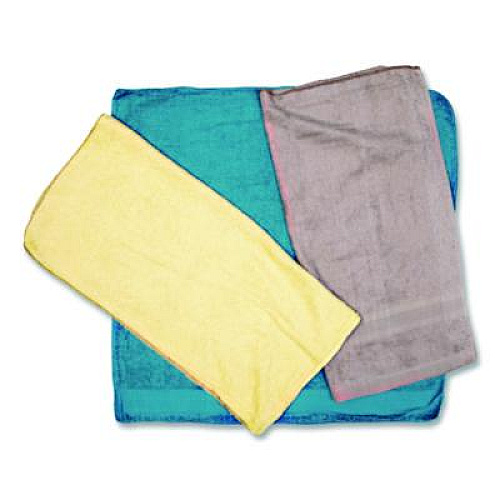 Monarch Brands Qwick Wick Terry Towels, 12 x 12, Assorted Colors, 25 lb Bale (Approximately 280/Bale) (N030C1025)