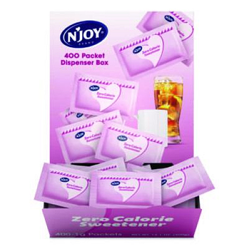 N'Joy Pink Saccharin Artificial Sweetener, 0.04 oz Packet, 400/Box (83034)