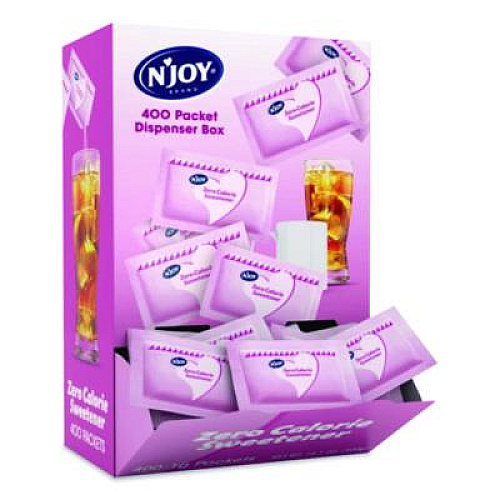 N'Joy Pink Saccharin Artificial Sweetener, 0.04 oz Packet, 400/Box (83034)