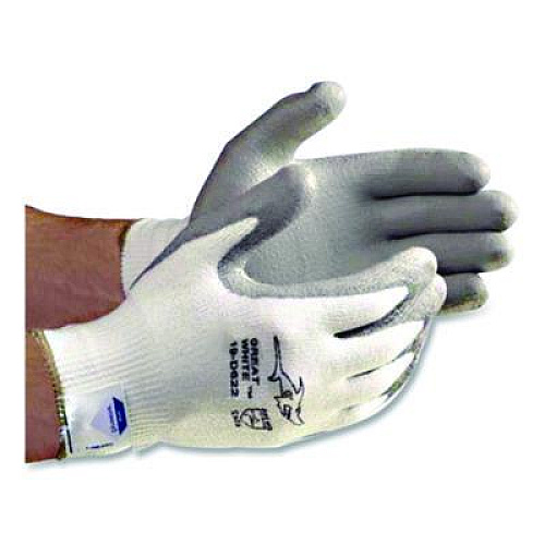 PIP Great White 3GX Seamless Knit Dyneema Diamond Blended Gloves, EN388: 4542, Large, White/Gray, Pair (19D322L)