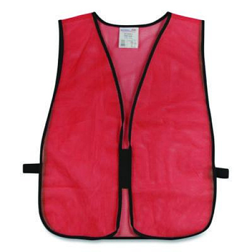 PIP Hook and Loop Safety Vest, One Size Fits Most, Hi-Viz Orange (3000800OR)