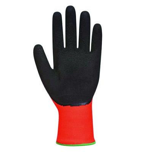 G-Tek KEV Hi-Vis Seamless Knit Kevlar Gloves, EN388: 4X31, X-Large, Red/Black, Pair (09K1640XL)