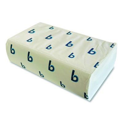 Boardwalk Structured Multifold Towels, 1-Ply, 9 x 9.5, White, 250/Pack, 16 Packs/Carton (6204)