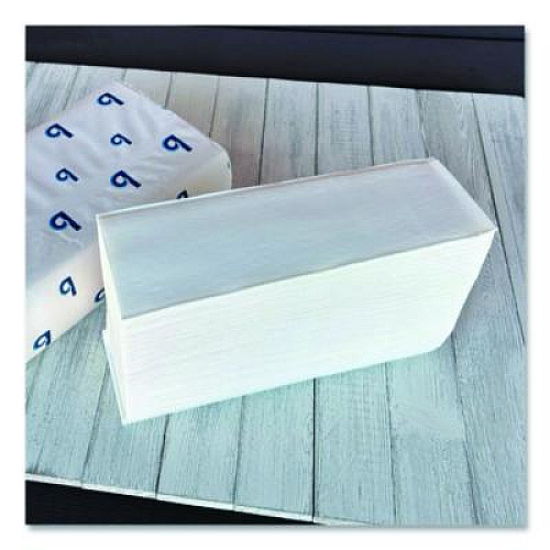 Boardwalk Structured Multifold Towels, 1-Ply, 9 x 9.5, White, 250/Pack, 16 Packs/Carton (6204)