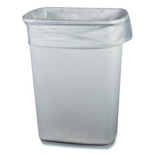 Heritage Linear Low-Density Can Liners, 33 gal, 0.65 mil, 33 x 39, Clear, Roll, 250/Carton (H6639HCR01)
