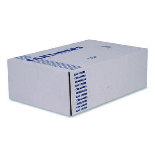 Heritage High-Density Waste Can Liners, 33 gal, 16 mic, 33 x 40, Black, Roll, 250/Carton (Z6640VKR01)