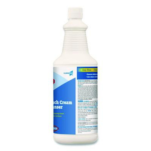 CloroxPro Bleach Cream Cleanser, 32 oz Bottle, 8/Carton (30613)