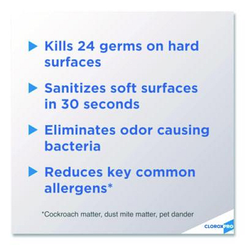 Clorox 4-in-One Disinfectant and Sanitizer, Citrus, 14 oz Aerosol Spray, 12/Carton (31043CT)