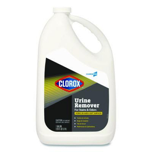 CloroxPro Urine Remover for Stains and Odors, 128 oz Refill Bottle, 4/Carton (31351CT)