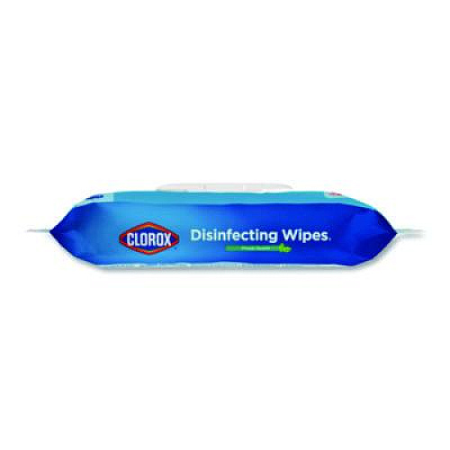 Clorox Disinfecting Cleaning Wipes, Flex Pack, 1-Ply, 8 x 7, Fresh Scent, White, 75 Towels/Box, 6 Boxes/Carton (31430CT)