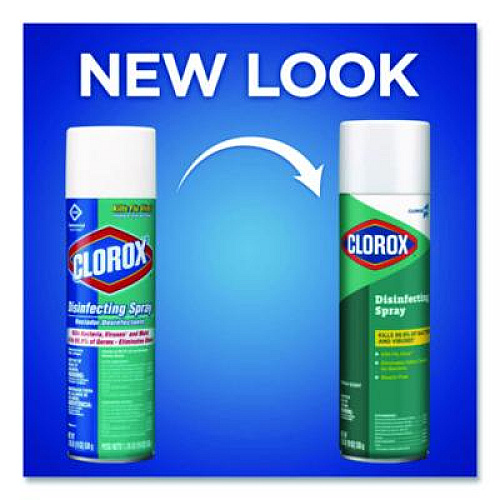 CloroxPro Disinfecting Spray, Fresh, 19 oz Aerosol Spray, 12/Carton (38504CT)