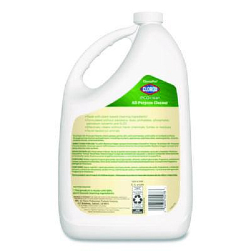 Clorox Pro EcoClean All-Purpose Cleaner, Refill, Unscented, 128 oz Bottle, 4/Carton (60278CT)
