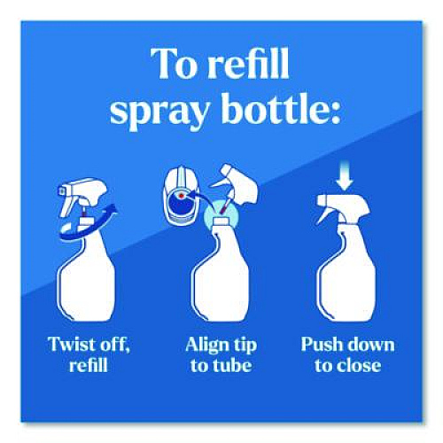 Clorox Pro EcoClean All-Purpose Cleaner, Refill, Unscented, 128 oz Bottle, 4/Carton (60278CT)
