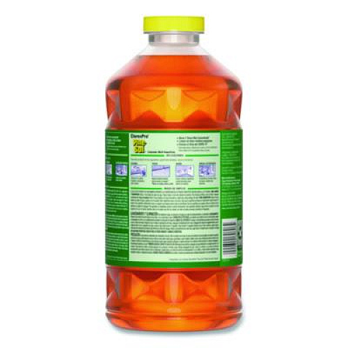 Pine-Sol CloroxPro Multi-Surface Cleaner Disinfectant Concentrated, Original Pine Scent, 80 oz Bottle, 3/Carton (60606CT)