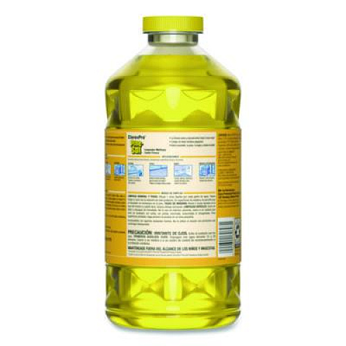 Pine-Sol CloroxPro Multi-Surface Cleaner Concentrated, Lemon Fresh Scent, 80 oz Bottle (60607EA)