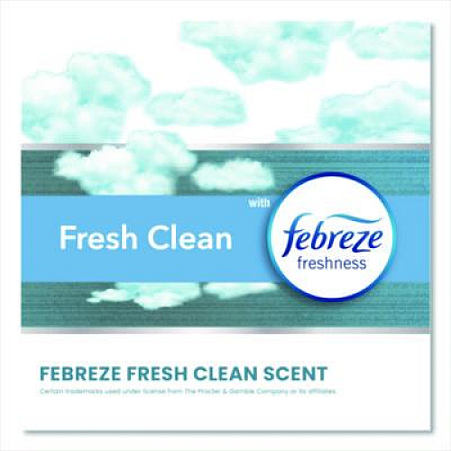 Glad ForceFlex MaxStrength Tall Kitchen Drawstring Trash Bags, 13 gal, Fresh Clean Scent, 24 x 28, White, 34/Box, 6 Boxes/Carton (70320)