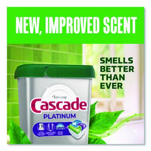 Cascade ActionPacs, Fresh Scent, 31.8 oz, 59 Pacs/Tub, 3 Tubs/Carton (15534CT)