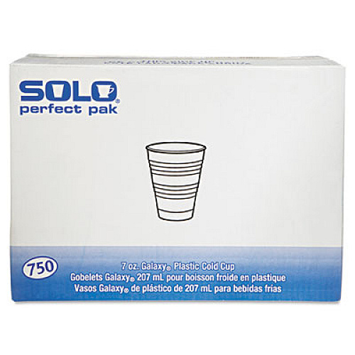Dart Conex Galaxy Polystyrene Plastic Cold Cups, 7oz, 750/carton (Y7PFTPK)