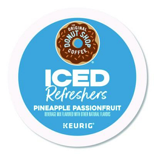 The Original Donut Shop ICED Refreshers K-Cup Pods, Pineapple Passion Fruit, 20/Box (0236)