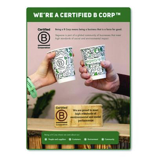 Vegware Nourish Molded Fiber Tableware, Compostable, Plate, Sugarcane, 10" dia, White, 500/Carton (VWP005NFA)