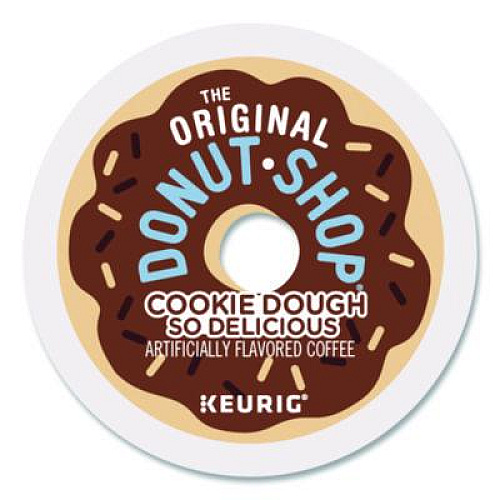 The Original Donut Shop Cookie Dough So Delicious K-Cups, 0.3 oz K-Cup, 24/Box (9534)