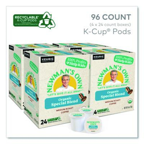 Newman's Own Organics Special Blend Coffee K-Cups, 96/Carton (4050CT)